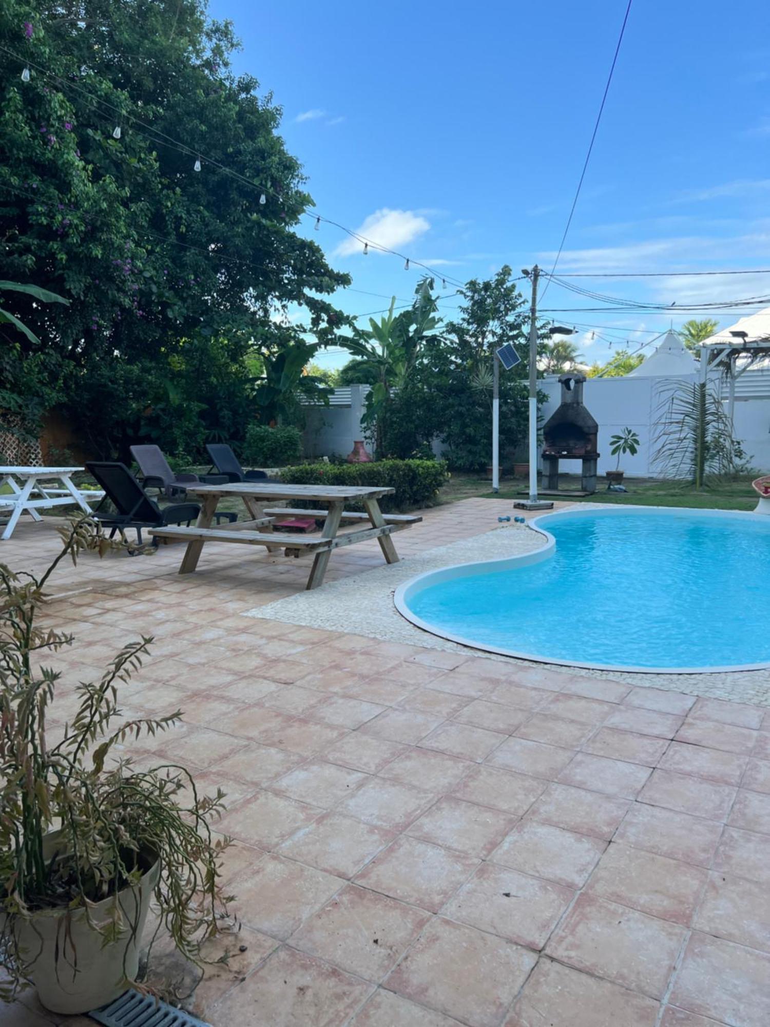 Location Tropical Appartement Sainte-Anne  Buitenkant foto